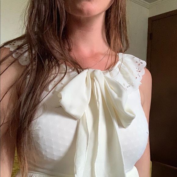 💛 VTG handmade white top - Picture 4 of 15